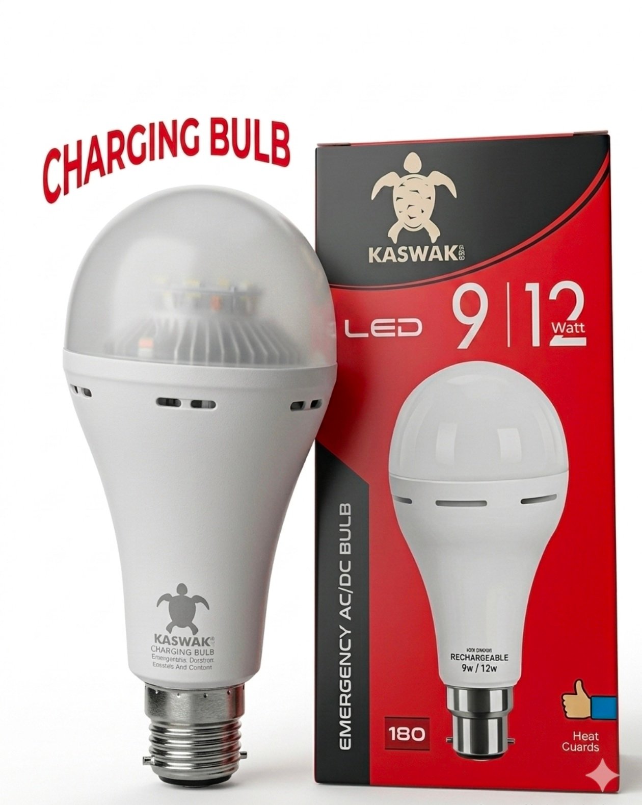 12 WATT AC/DC RE-CHARGEBLE BULB